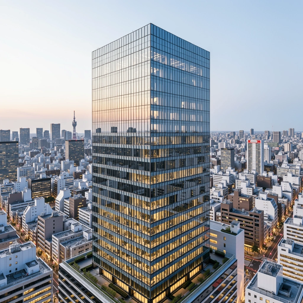 Tokyo financial district architecture