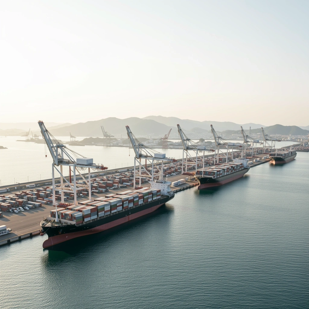 Logistics and shipping port