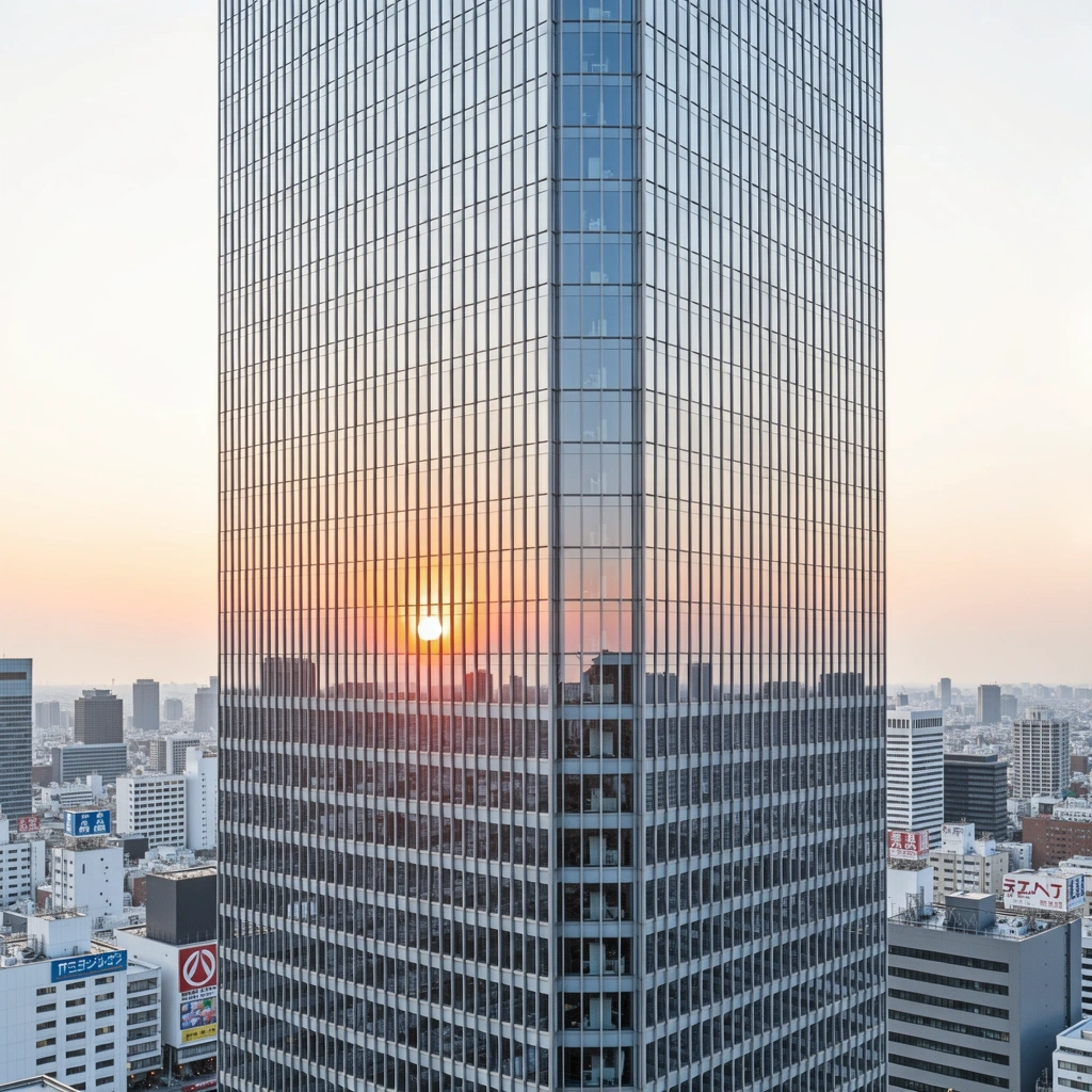 Tokyo financial district architecture